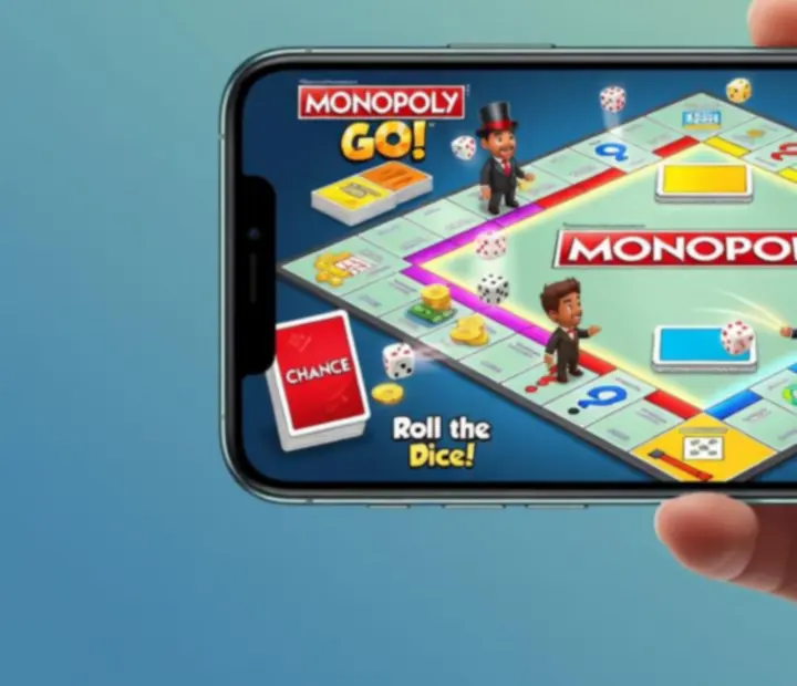 Ekran gry MONOPOLY GO! na nowoczesnym smartfonie