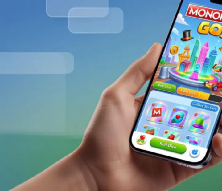 Ekran rozgrywki mobilnej MONOPOLY GO!