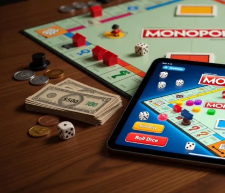 Porównanie klasycznego Monopoly z mobilną grą MONOPOLY GO!